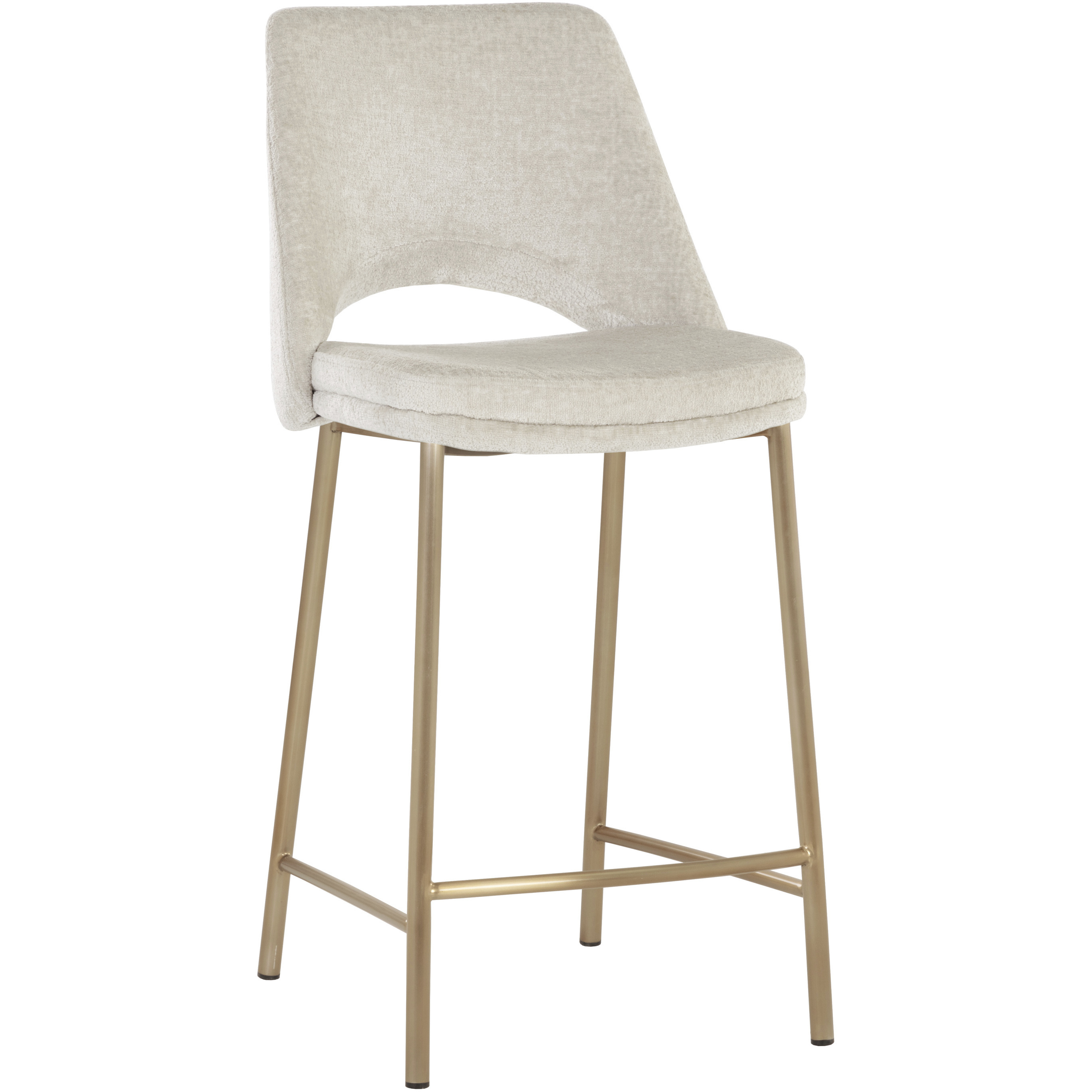 Radella 37.75 inch Bergen Taupe Counter Stool